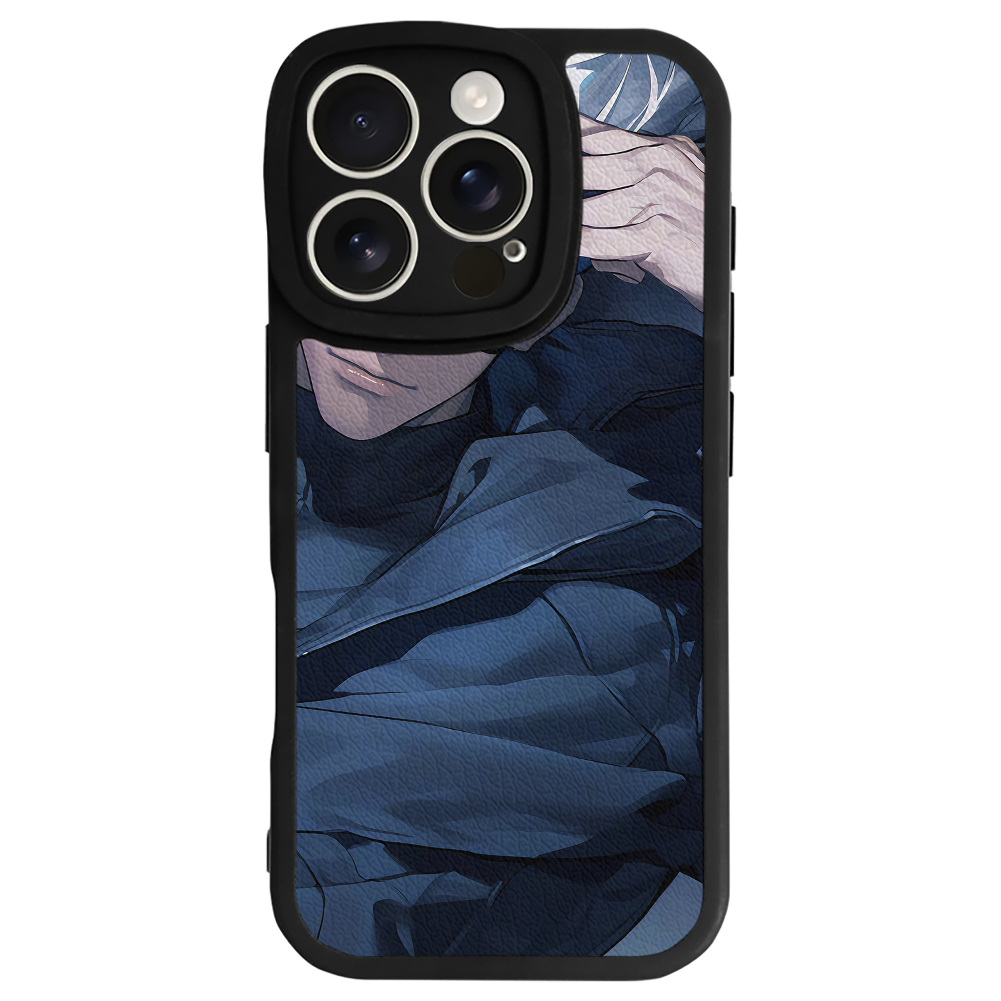 （画像用） 呪術廻戦 Jujutsu Kaisen 【iPhone 16シリーズ対応】シリコンスマホケース（レザー調） 材質：シリコン